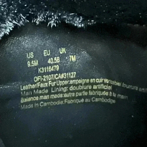 🆕DKNY “SONYA” Black Fur-Trimmed High Heel Ankle Boots. NWT - Picture 8 of 10